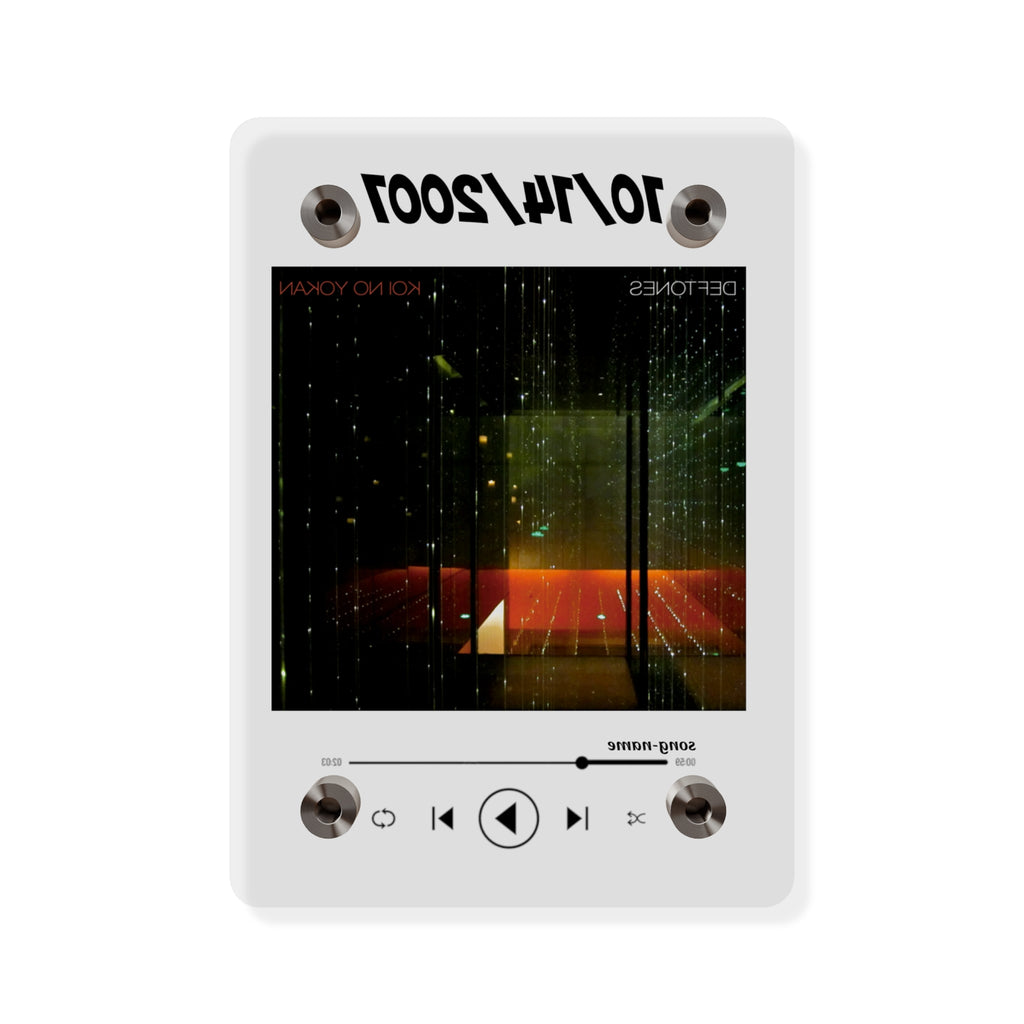 Custom Spotify Plaque Acrylic Wall Art — Personalized Song, Album Cover & Date