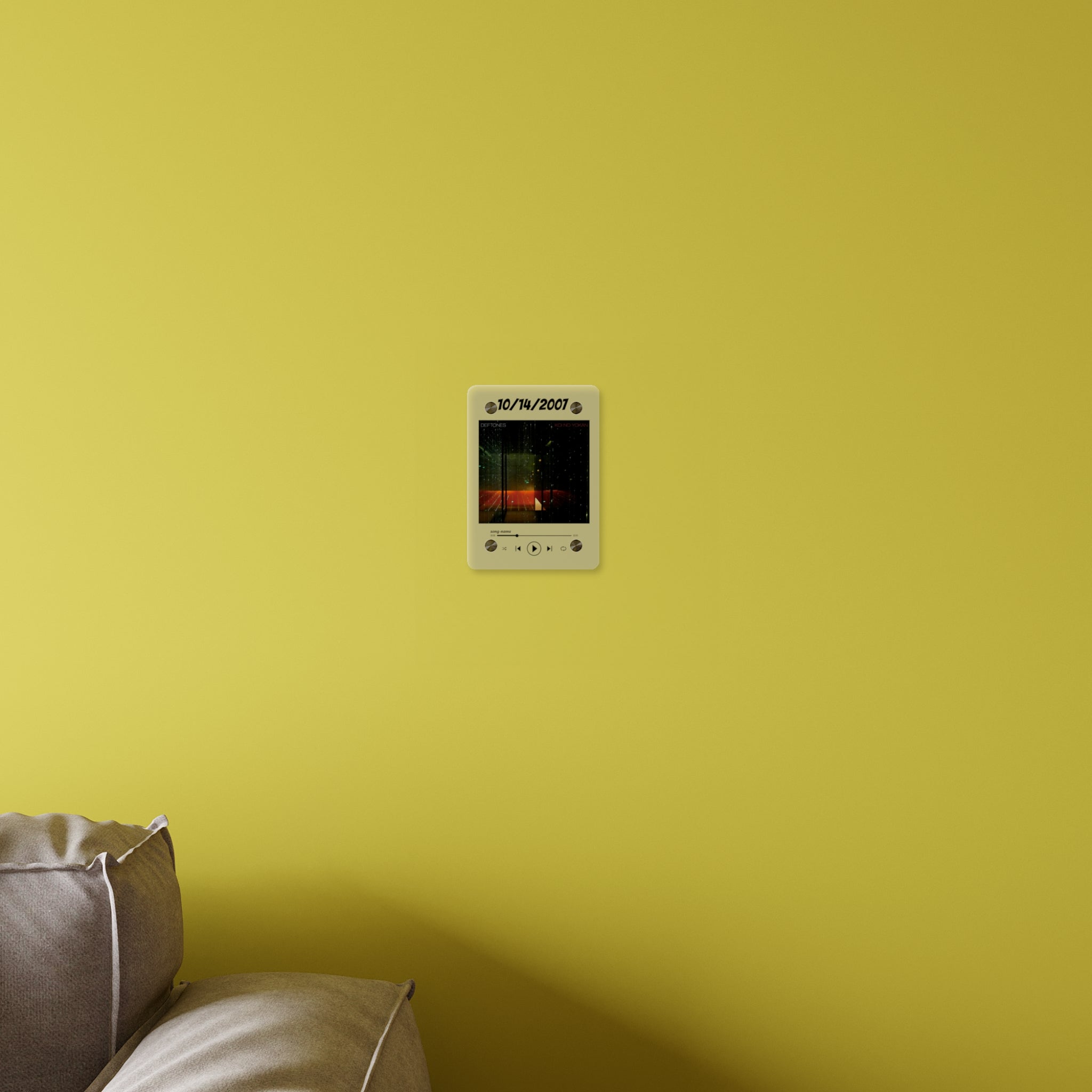 Custom Spotify Plaque Acrylic Wall Art — Personalized Song, Album Cover & Date