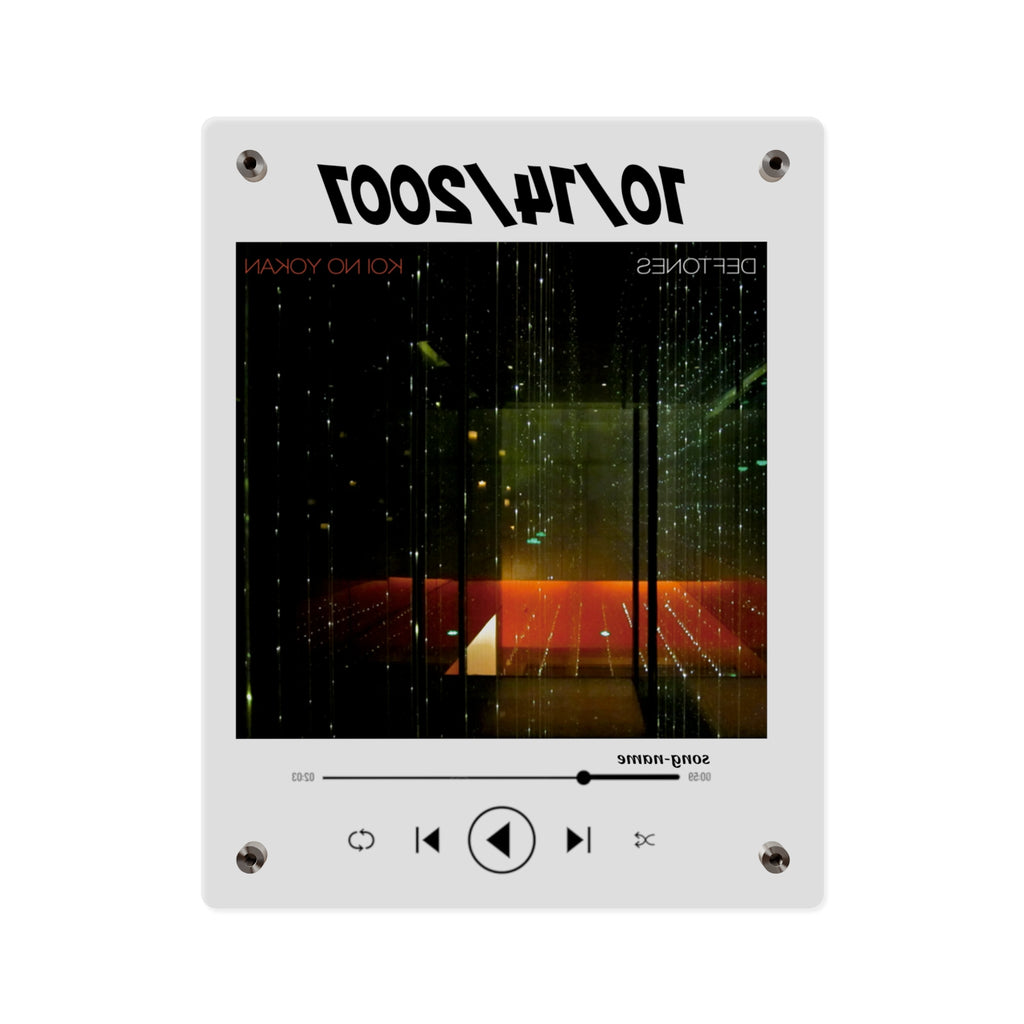 Custom Spotify Plaque Acrylic Wall Art — Personalized Song, Album Cover & Date