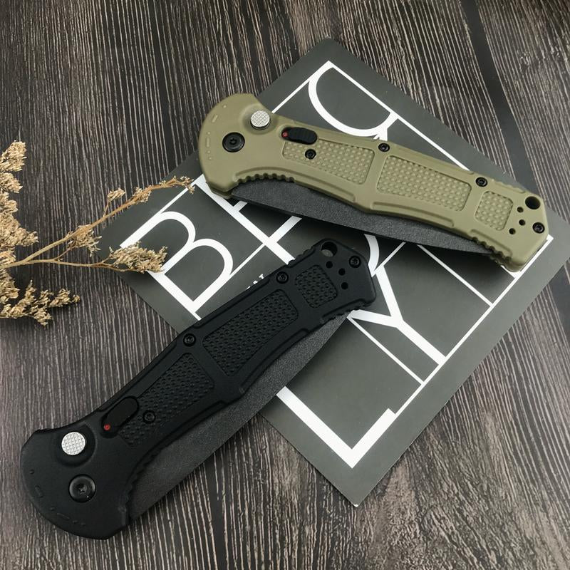 The Ultimate EDC Companion: 9070 Tactical Folding Knife with 3.3" Sharp Steel Blade, Non-Slip Fiber Handle, and Secure Pocket Clip for Camping & Hiking