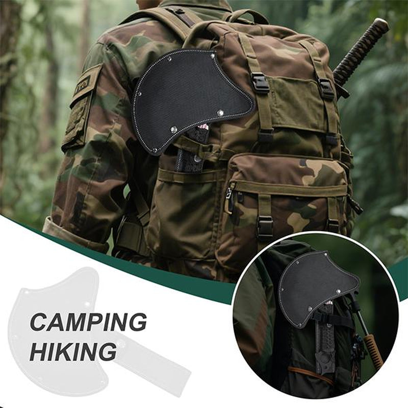 Outdoor 13" Camping Hatchet,Multi Functional Shock-Absorbing Hand Pattern Axe,Mountaineering Campfires Self Defense Portable Carrying Gift for Friend,Family,13",1Lb