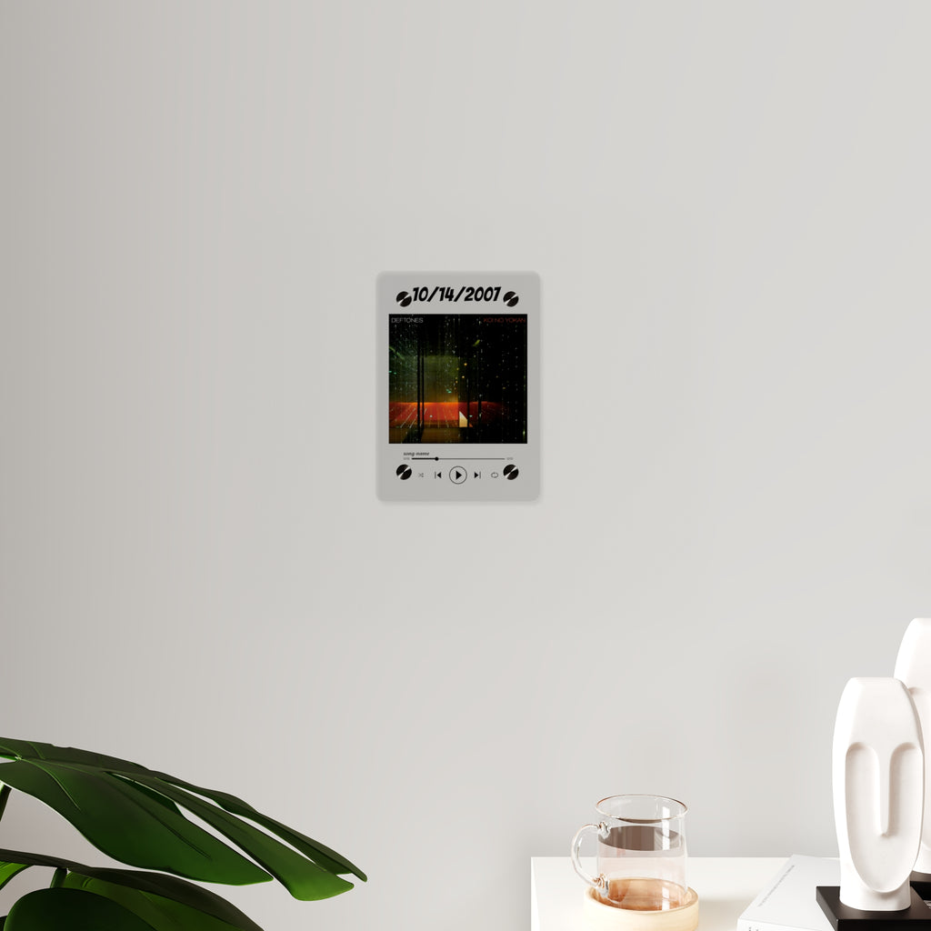 Custom Spotify Plaque Acrylic Wall Art — Personalized Song, Album Cover & Date