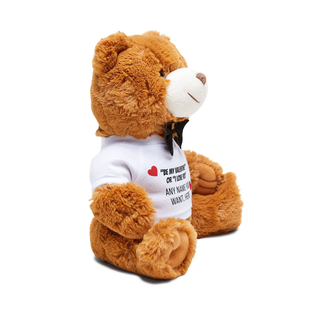 Customizable Teddy Bear with Editable T-Shirt — Personalized Plush Gift