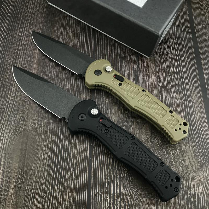 The Ultimate EDC Companion: 9070 Tactical Folding Knife with 3.3" Sharp Steel Blade, Non-Slip Fiber Handle, and Secure Pocket Clip for Camping & Hiking