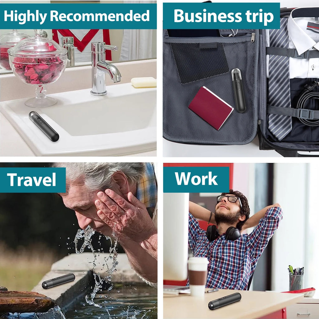 Nose Hair Trimmer, Professional Painless Nose Ear Eyebrow Facial Hair Trimmer for Men Women, Multifunctional Design Nose Hair Trimmer with Washable Removable Cutter Head, Safe and Effective